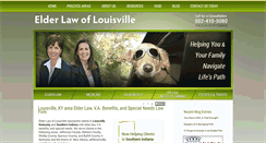 Desktop Screenshot of elderlawoflouisville.com